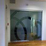 etched window graphics frosted vinyl boston