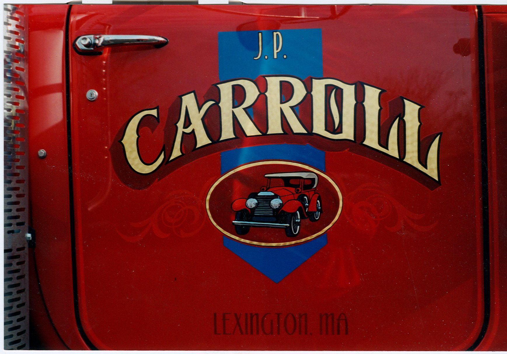 hand painted truck lettering gold leaf truck lettering lexington ma boston ma
