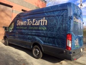 sprinter wrap wrap design vinyl vehicle wrap van wrap boston burlington ma landscape lettering
