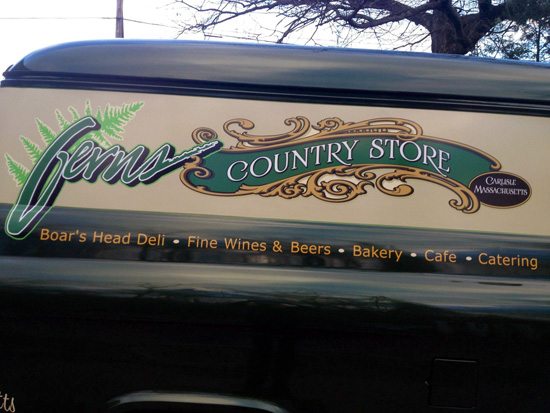 hand painted panel van graphics sign painting lexington ma