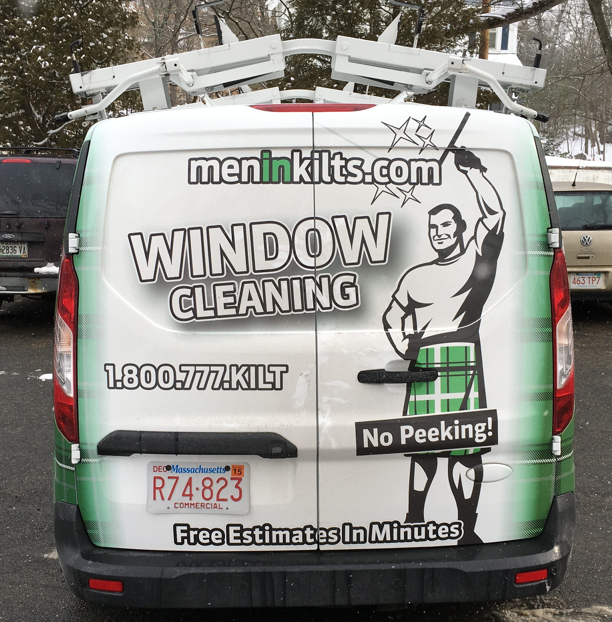 2 x Commercial Vehicle Vinyl Graphics Van Decal Sign Making Window Cleaning 