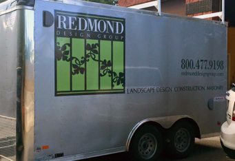 landscape trailer graphics vehicle lettering boston
