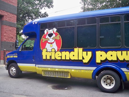 bus wrap partail wrap wrap design custom logo design burlington ma